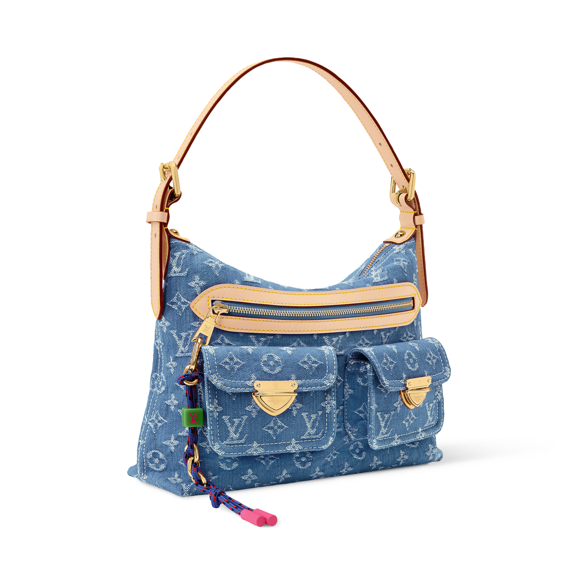 ice　Loui Vuitton　デニム　バギー　ショルダーバッグ Baggy Monogram Denim - Women - Handbags | LOUIS VUITTON ®